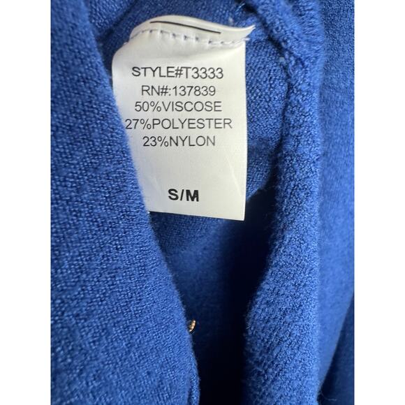 Altar’d State Oversized Blue Sweater S/M Soft Cozy Slouchy Tunic - Picture 7 of 7